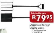 Brights Bargain Okapi Steel Fork Or Digging Spade