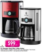 Russell Hobbs 1.8L Stainless Steel Filter Coffee Maker-Each
