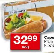 Cape Point Plain Hake Fillets-800g 