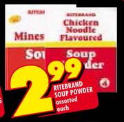 Ritebrand Soup Powder Each
