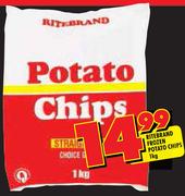 Ritebrand Frozen Potato Chips-1Kg