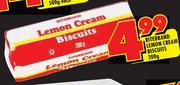 Ritebrand Lemon Cream Biscuits-200G