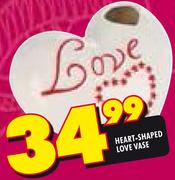 Heart-Shaped Love Vase