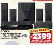 Sony Home Theatre System (Model:DAV-DZ350)