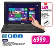 Asus 15.6" Ci5 Touch Laptop-Each