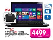 Lenovo 15.6" Laptop G500 Plus Free Bag