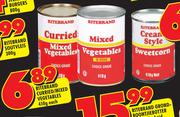 Ritebrand Curried/Mixed Vegetables-410gm Each