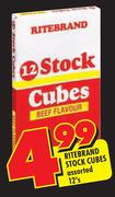Ritebrand Stock Cubes-12's