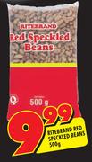 Ritebrand Red Speckled Beans-500gm
