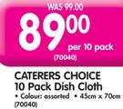 Caterers Choice 10 Pack Dish Cloth-10's
