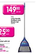 Y S Long Handle Dustpan And Broom Set