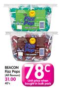 Beacon Fizz Pops (All Flavours) -40's