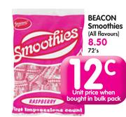 Beacon Smoothies (All Flavours)- 72's