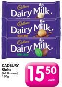 Cadbury Slabs (All Flavour)-180g Each