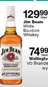 Jim Beam White Bourbon Whiskey-750ml
