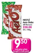 Nestle Aero Slabs(All Flavours)-24x100g