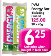 PVM Energy Bar(Excluding i-Snack)-20x45G
