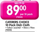 Caterers Choice 10 Pack Dish Cloth