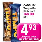 Cadbury Tempo Bar(All Flavours)-30's
