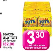 Beacon Jelly Tots(All Flavours)-40x41g