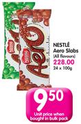 Nestle Aero Slabs(All Flavours)-24x100g