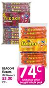 Beacon Fizzers (All Flavours)-72's