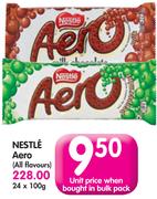 Nestle Aero(All Flavours)-24x100G