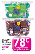 Beacon Fizz Pops (All Flavours)-40's
