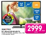 Sinotec 32"(81cm) Full HD LED TV STL32VN28F