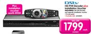 DSTV HD PVR Decoder Plus Installation Voucher
