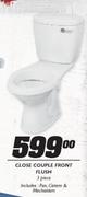Close Couple Front Flush-3 Piece