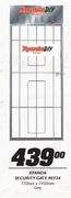 Xpanda Security Gate 770x1950mm Grey REF34