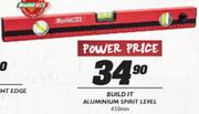 Build It Aluminium Spirit Level 450mm