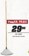 W4 Mop With Wooden Handle-Each