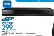 Samsung DVD Player DVD-E360