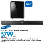 Samsung 2.1 Channel 3D Smart Sound Bar HT-E8200