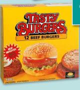 Tasty Burgers Biefburgers-600g