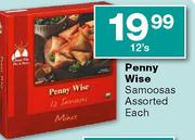 Penny Wise Samoosas Assorted Each-12's