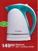 Platinum 360 Degree Cordless Kettle-2 Ltr