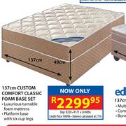  137cm Custom Comfort Classic Foam Base Set