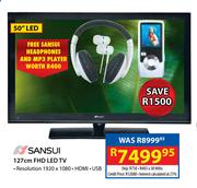 Sansui 50" 127cm FHD LED TV