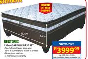  Restonic 152cm Sapphire Base Set