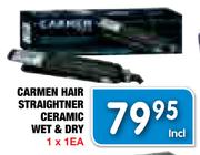 Carmen Hair Straightner Ceramic Wet & Dry
