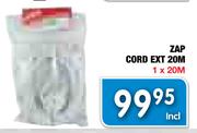 Zap Cord Ext-20m