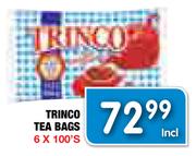 Trinco Tea Bags-6 x 100's