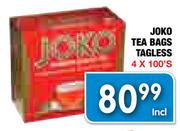 Joko Tea Bags Tagless-4 x 100's