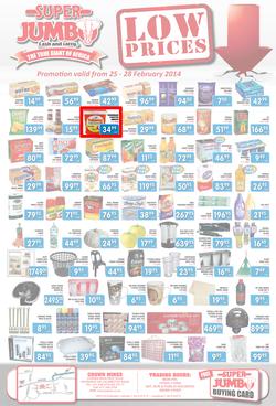 Jumbo Cash & Carry Crown Mines: Low Prices (25 Feb - 28 Feb 2014), page 2
