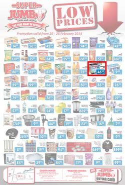 Jumbo Cash & Carry Crown Mines: Low Prices (25 Feb - 28 Feb 2014), page 2