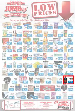 Jumbo Cash & Carry Crown Mines: Low Prices (25 Feb - 28 Feb 2014), page 2
