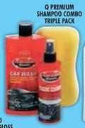 Q Premium Shampoo Combo Triple Pack